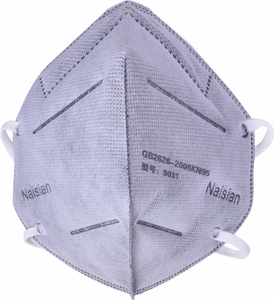 3D立体活性炭折叠防颗粒口罩型号9031（耳带式）